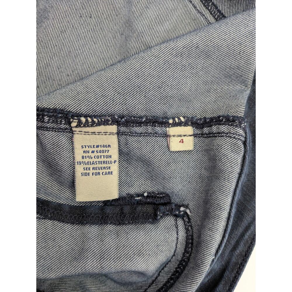 CAbi #146R Farrah Trouser Jeans Low Rise Wide Leg Flare - Size 4 - Picture 9 of 9